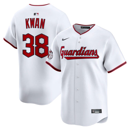Steven Kwan Cleveland Guardians Nike Home Player Limited Jersey - White