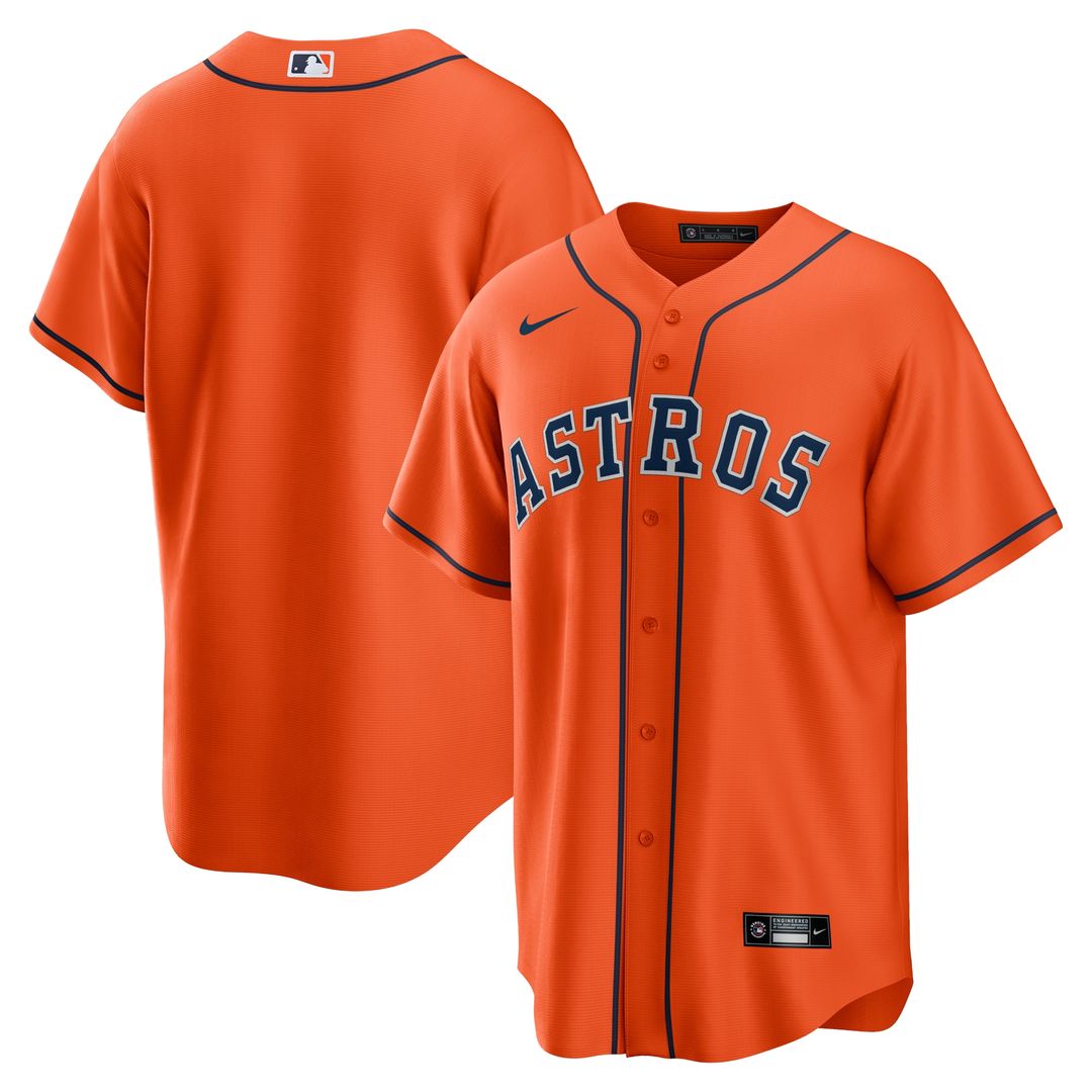Houston Astros Nike Alternate Team Replica Jersey - Orange