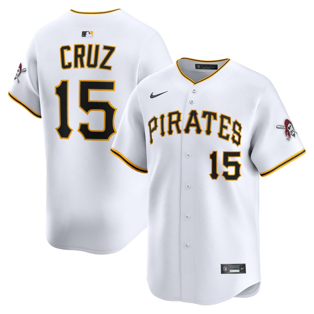 Oneil Cruz Pittsburgh Pirates Nike Home Player Limited Jersey - White