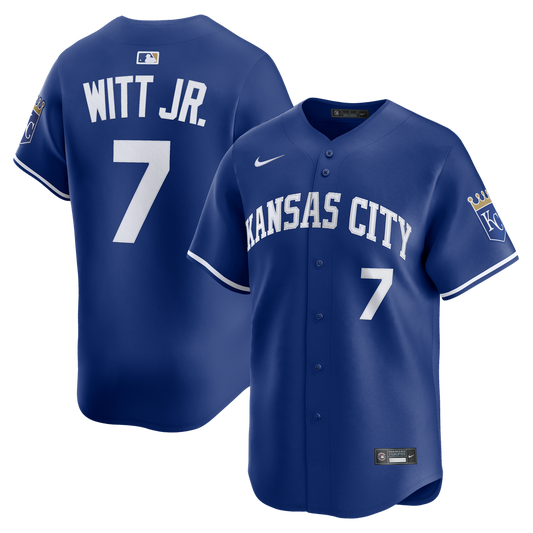 Bobby Witt Jr. Kansas City Royals Nike Alternate 2 Player Limited Jersey - Royal