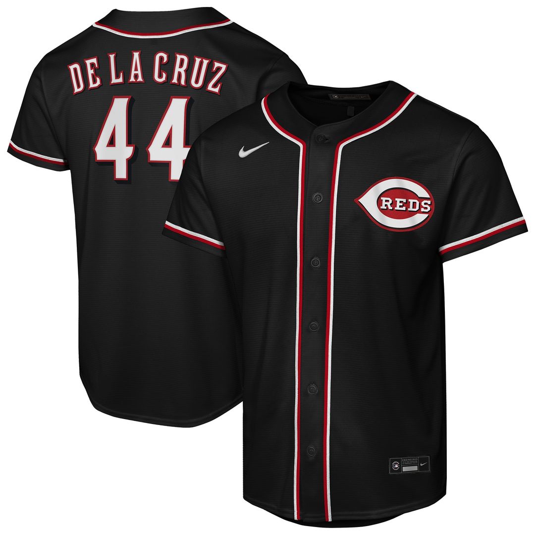 Elly De La Cruz Cincinnati Reds Nike Youth Fashion Player Replica Jersey - Black