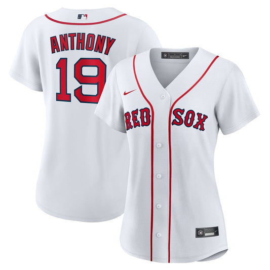Roman Anthony Boston Red Sox Nike Women's Home Replica Jersey - White
