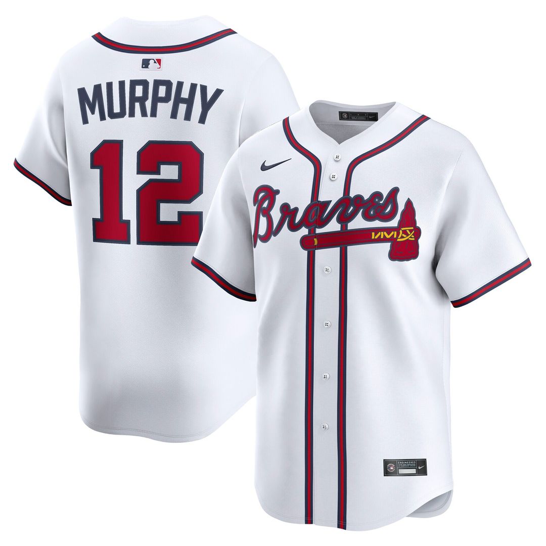 Sean Murphy Atlanta Braves Nike Home Player Limited Jersey - White