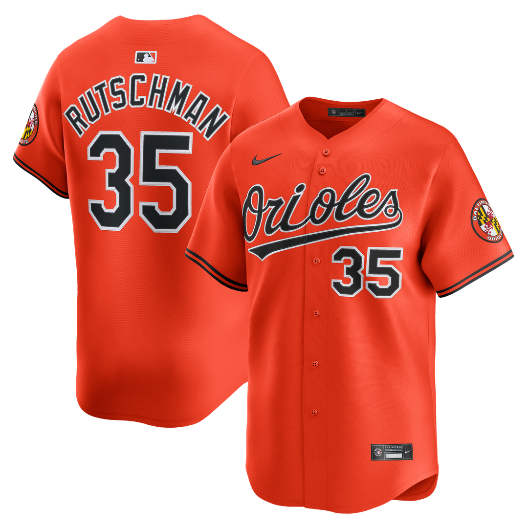 Adley Rutschman Baltimore Orioles Nike 2nd Alternate Player Limited Jersey - Orange