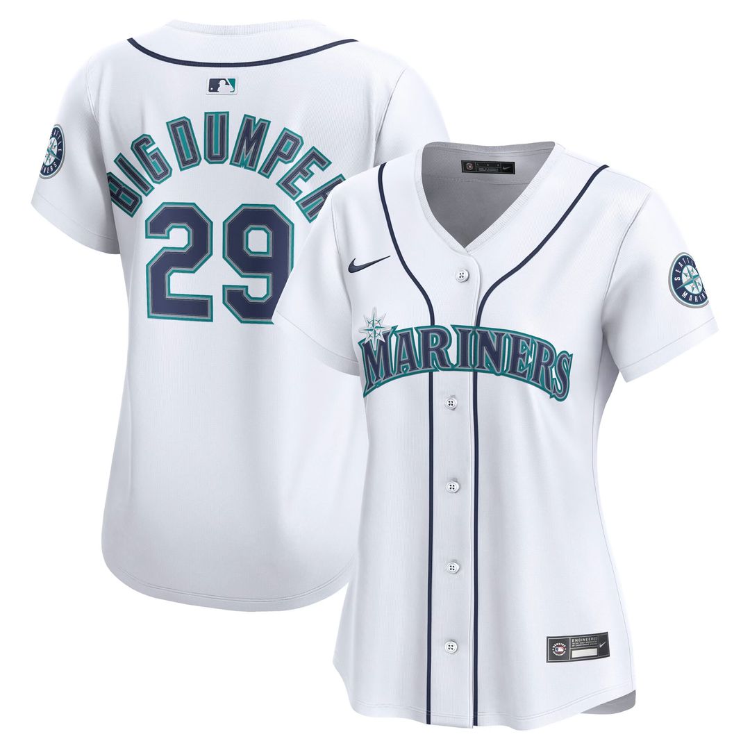 Cal Raleigh Seattle Mariners Nike Women's Home Player Limited Jersey - White