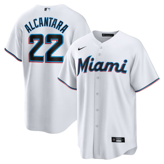 Sandy Alcantara Miami Marlins Nike Player Replica Jersey - White