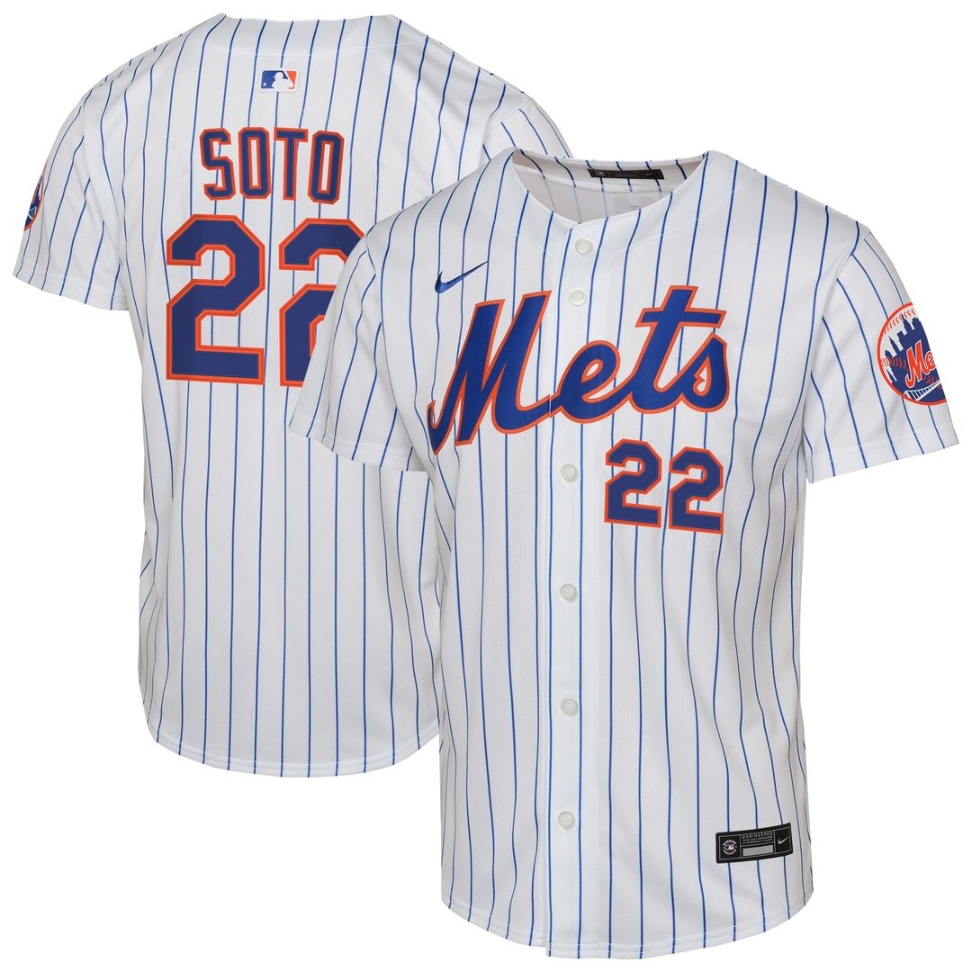 Juan Soto New York Mets Nike Youth Home Player Limited Jersey - White