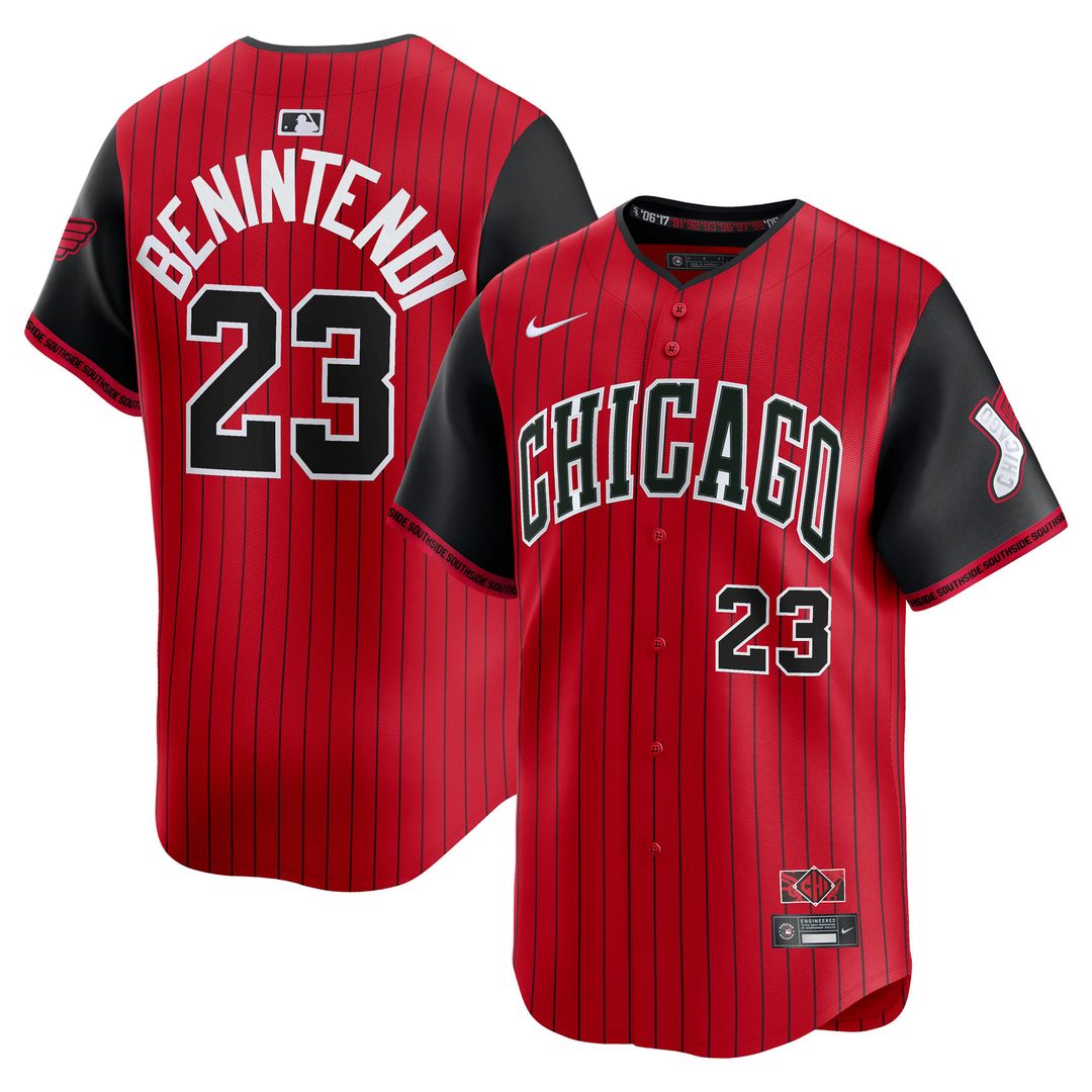 Andrew Benintendi Chicago White Sox Nike 2025 City Connect Player Limited Jersey - Red/Black