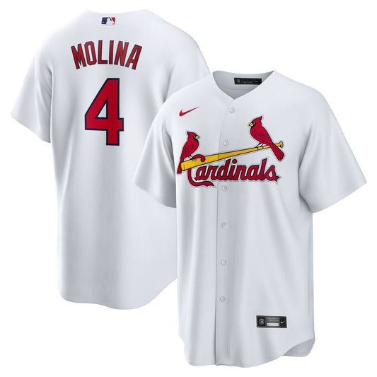 Yadier Molina St. Louis Cardinals Nike Home Retired Player Replica Jersey - White