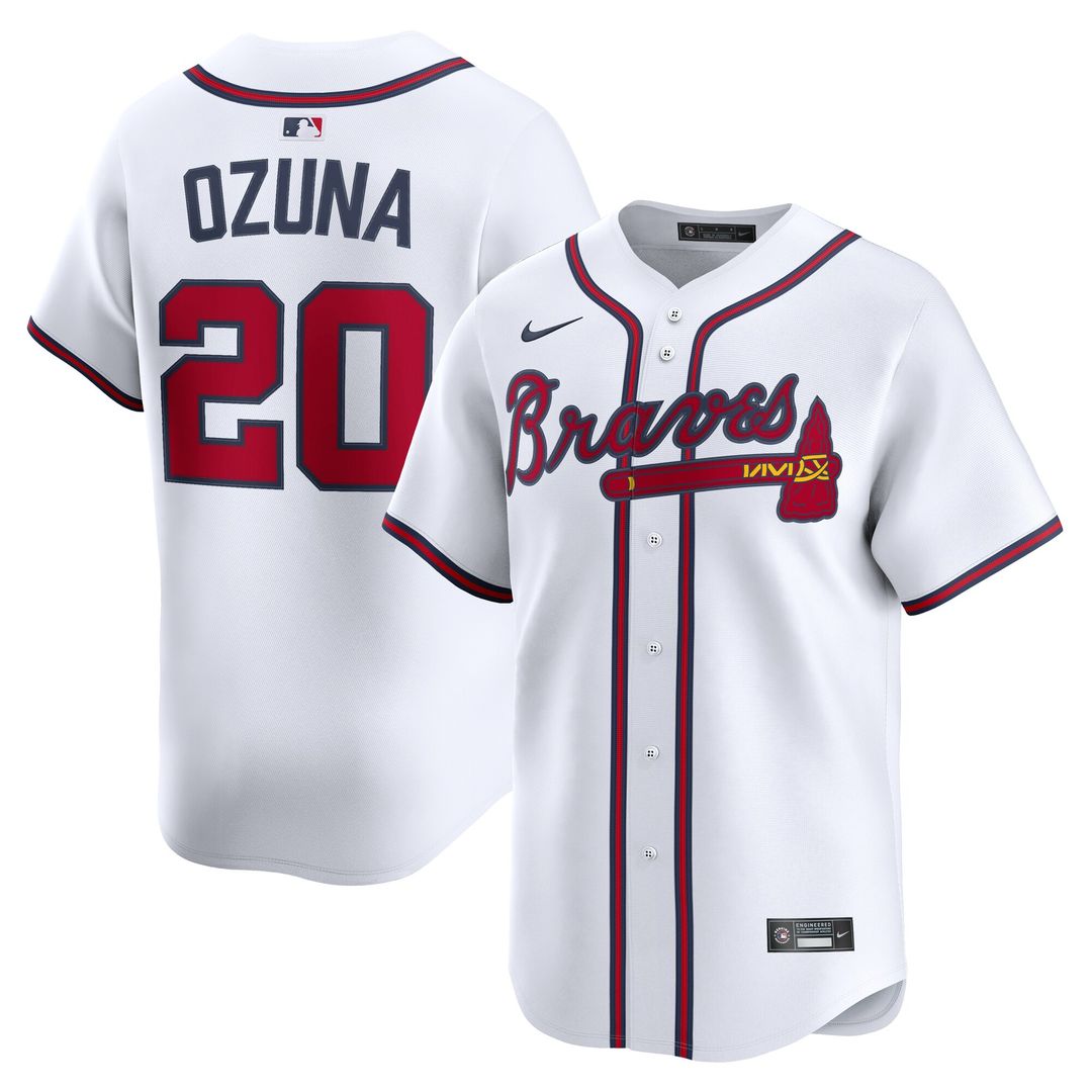 Marcell Ozuna Atlanta Braves Nike Home Player Limited Jersey - White