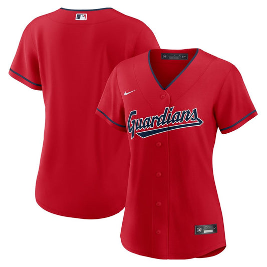 Cleveland Guardians Nike Women's Alternate Team Replica Jersey - Red