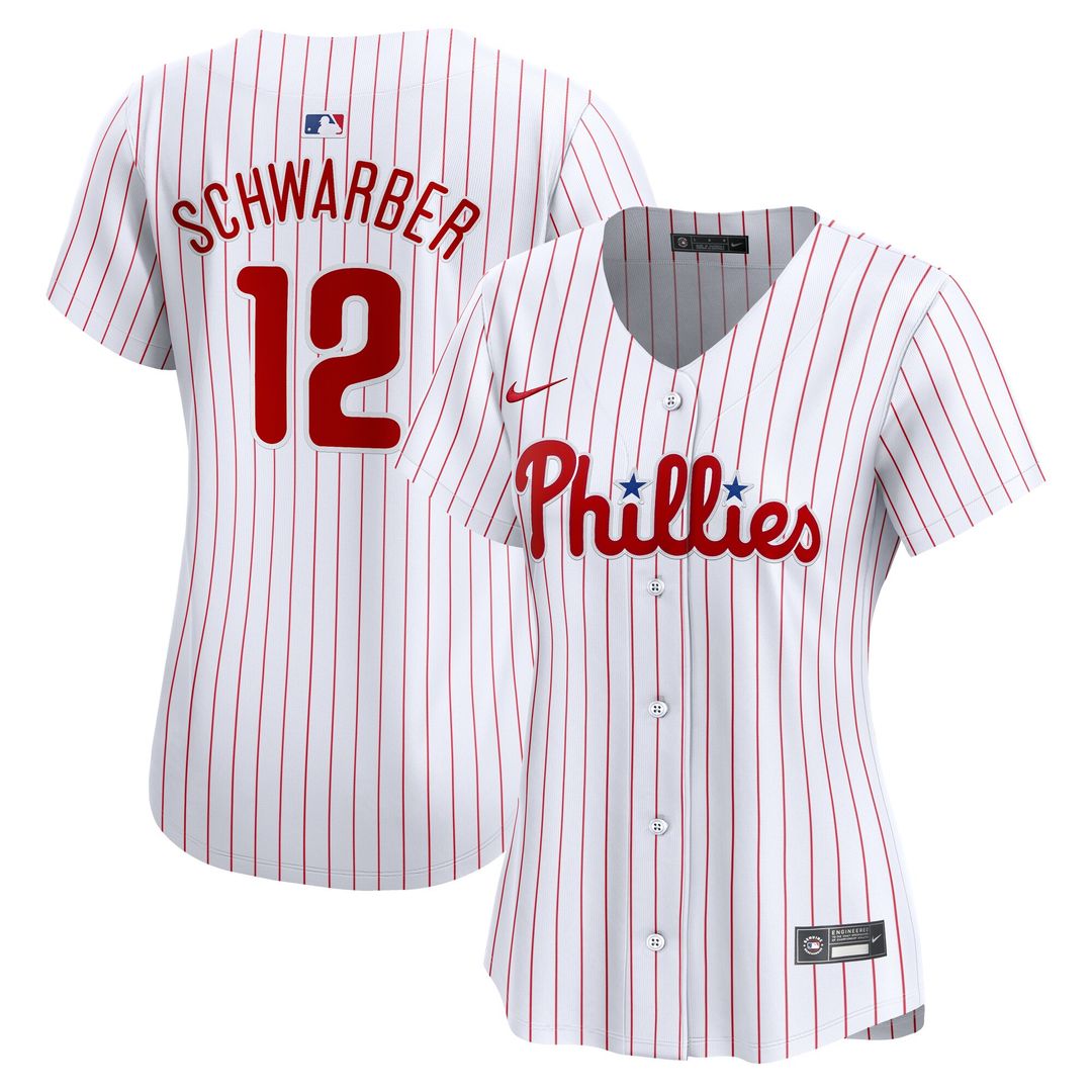 Kyle Schwarber Philadelphia Phillies Nike Women's Home Player Limited Jersey - White