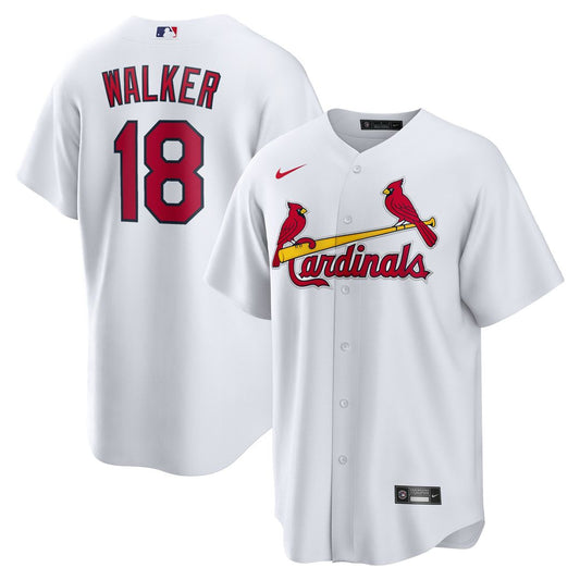 Jordan Walker St. Louis Cardinals Nike Home Official Player Replica Jersey - White