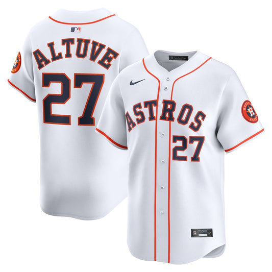 Jose Altuve Houston Astros Nike Home Player Limited Jersey - White