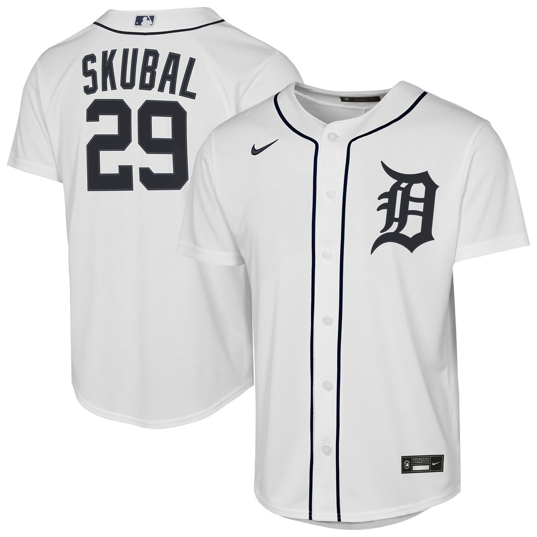 Tarik Skubal Detroit Tigers Nike Youth Home Player Replica Jersey - White