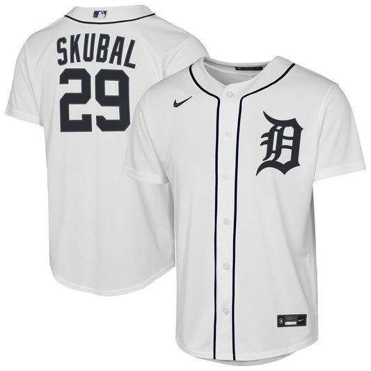 Tarik Skubal Detroit Tigers Nike Youth Home Player Replica Jersey - White