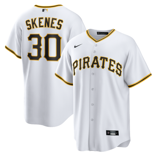 Paul Skenes Pittsburgh Pirates Nike Home Player Replica Jersey - White