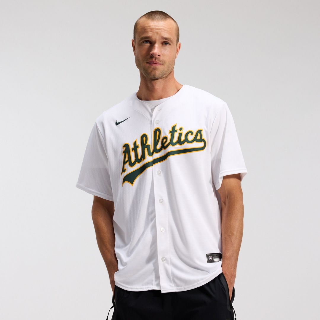Athletics Nike Home Team Replica Jersey - White