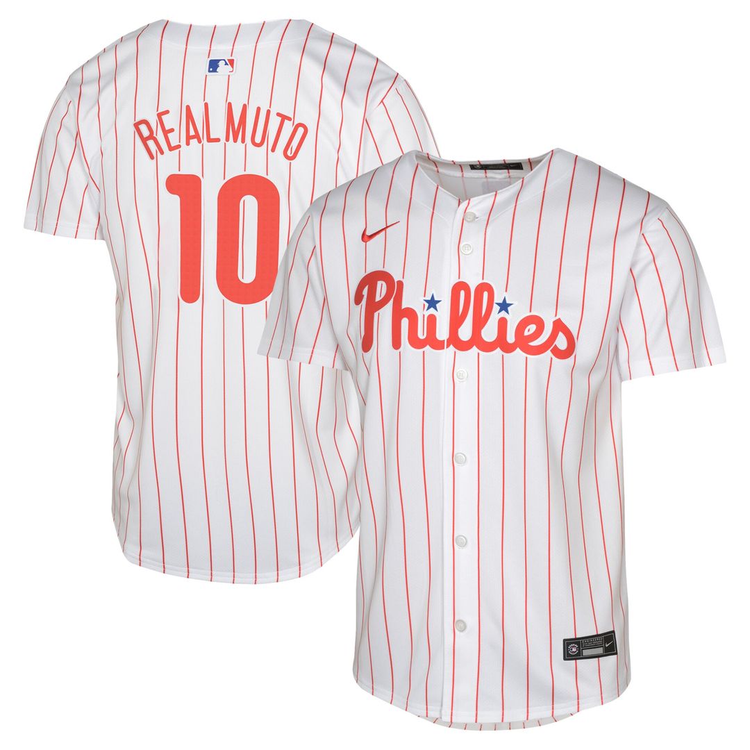J.T. Realmuto Philadelphia Phillies Nike Youth Home Limited Jersey - White