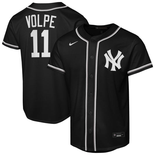 Anthony Volpe New York Yankees Nike Youth Fashion Player Replica Jersey - Black