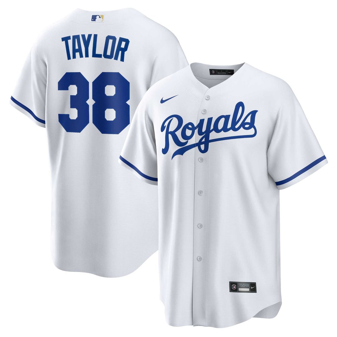 Josh Taylor Kansas City Royals Nike Home Player Replica Jersey - White