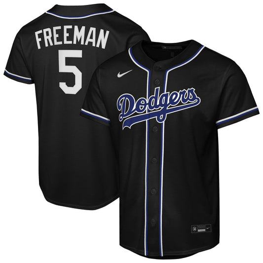 Freddie Freeman Los Angeles Dodgers Nike Youth Fashion Player Replica Jersey - Black