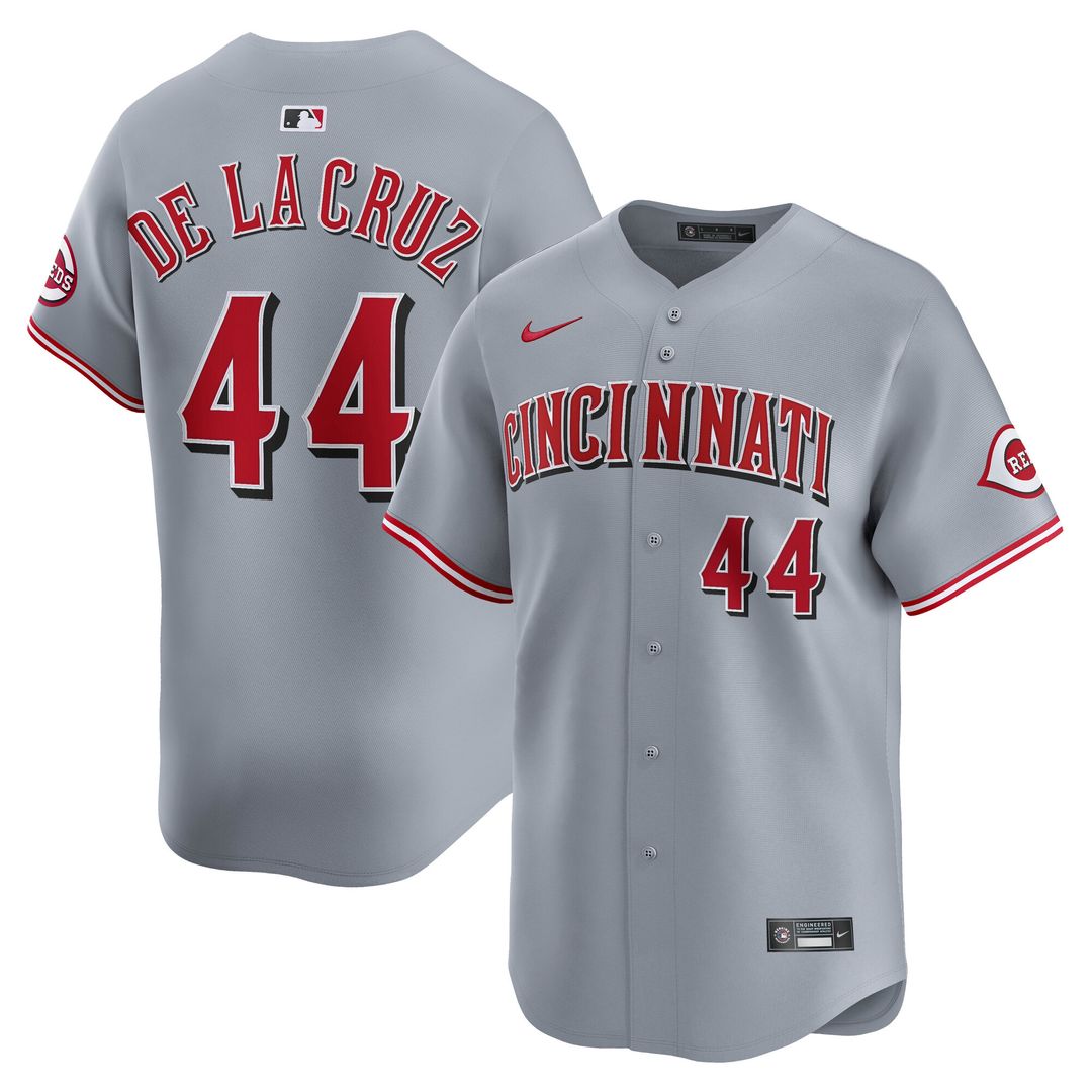 Elly De La Cruz Cincinnati Reds Nike Road Player Limited Jersey - Gray