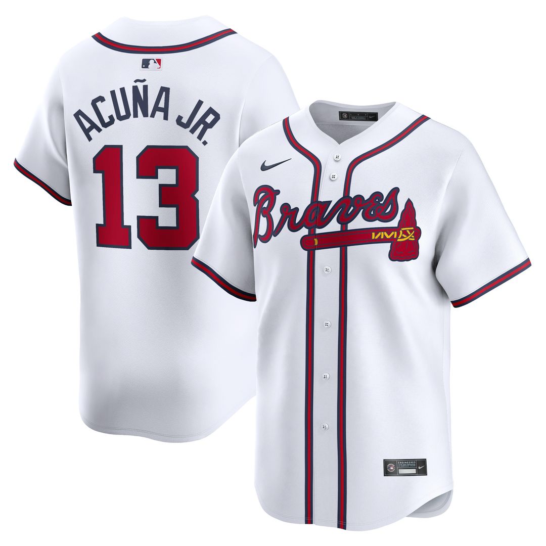 Ronald Acuña Jr. Atlanta Braves Nike Home Player Limited Jersey - White
