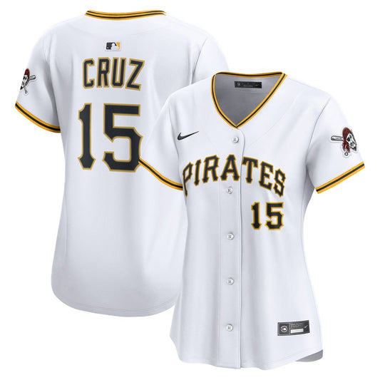 Oneil Cruz Pittsburgh Pirates Nike Women's Home Player Limited Jersey - White