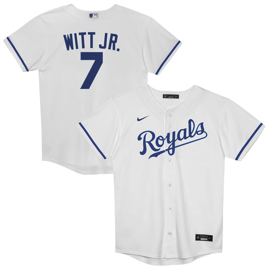 Bobby Witt Jr. Kansas City Royals Nike Preschool Home Player Replica Jersey - White