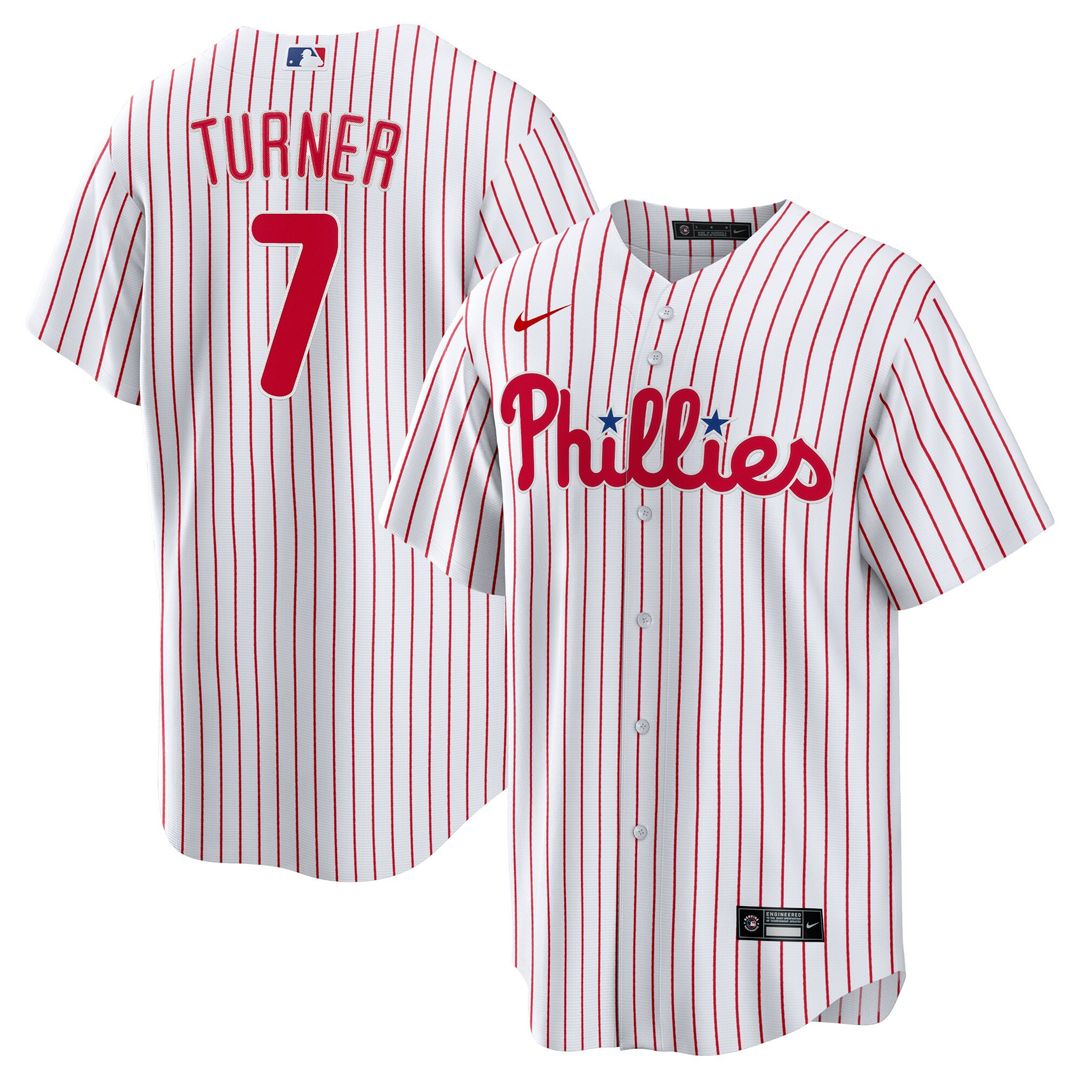 Trea Turner Philadelphia Phillies Nike Home Player Replica Jersey - White