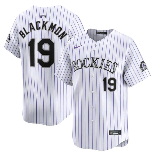 Charlie Blackmon Colorado Rockies Nike Youth Home Player Limited Jersey - White