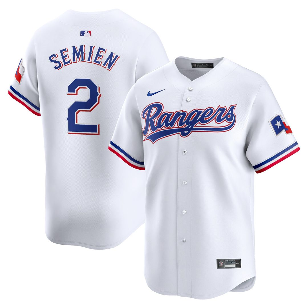 Marcus Semien Texas Rangers Nike Home Player Limited Jersey - White