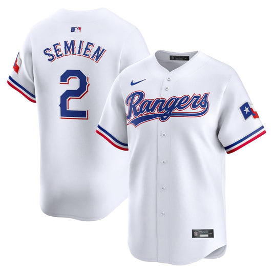 Marcus Semien Texas Rangers Nike Home Player Limited Jersey - White