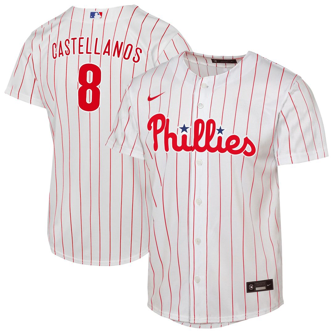 Nick Castellanos Philadelphia Phillies Nike Youth Home Player Replica Jersey - White