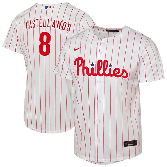 Nick Castellanos Philadelphia Phillies Nike Youth Home Player Replica Jersey - White