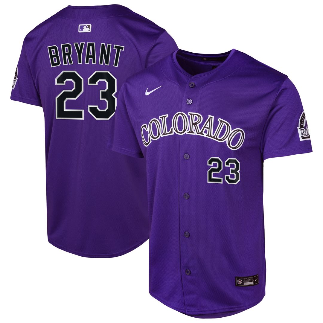 Kris Bryant Colorado Rockies Nike Youth Alternate Player Limited Jersey - Purple