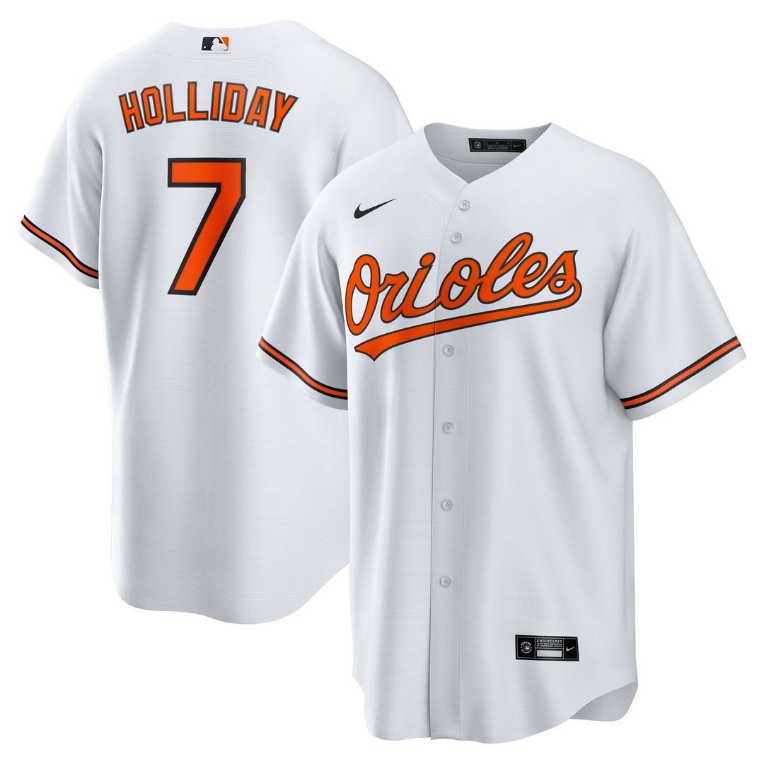 Jackson Holliday Baltimore Orioles Nike Home Player Replica Jersey - White
