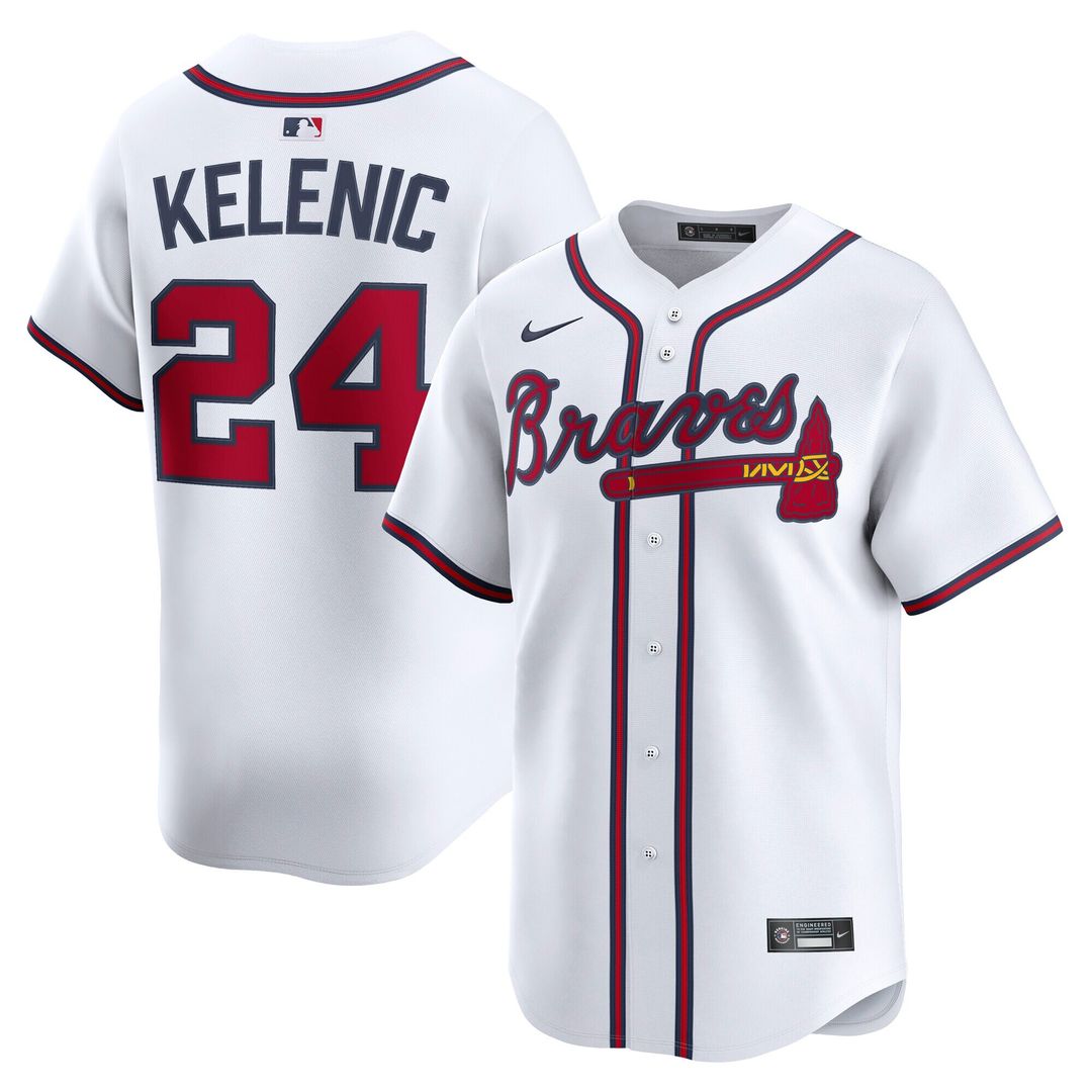 Jarred Kelenic Atlanta Braves Nike Home Player Limited Jersey - White