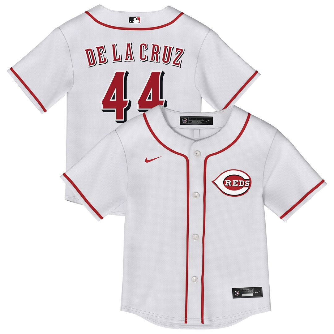Elly De La Cruz Cincinnati Reds Nike Toddler Home Player Replica Jersey - White
