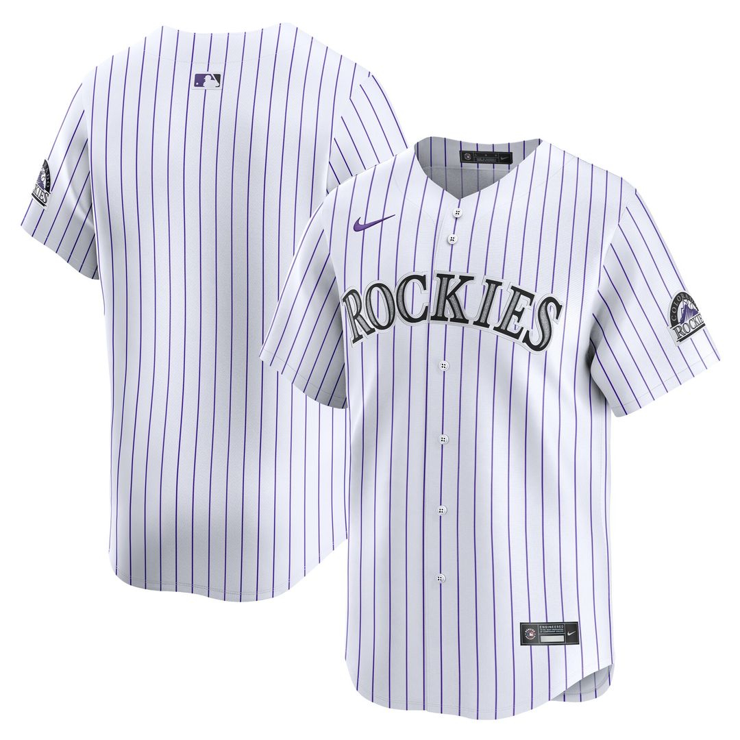 Colorado Rockies Nike Home Player Limited Jersey - White