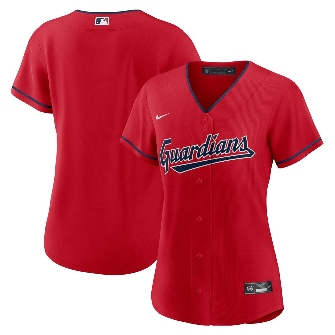 Cleveland Guardians Nike Women's Alternate Team Replica Jersey - Red