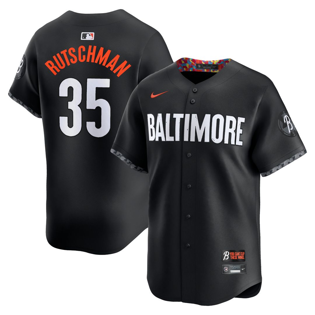 Adley Rutschman Baltimore Orioles Nike City Connect Player Limited Jersey - Black