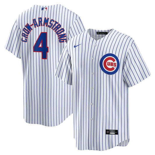 Pete Crow - Armstrong Chicago Cubs Nike Home Replica Jersey - White