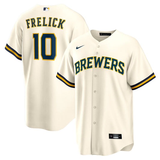 Sal Frelick Milwaukee Brewers Nike Home Player Replica Jersey - Cream