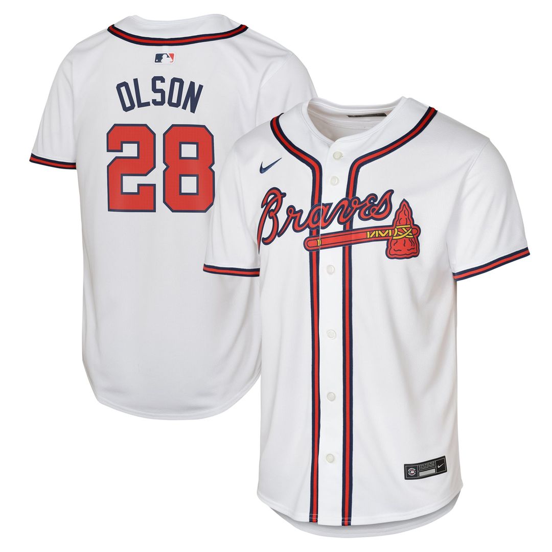 Matt Olson Atlanta Braves Nike Youth Home Player Limited Jersey - White