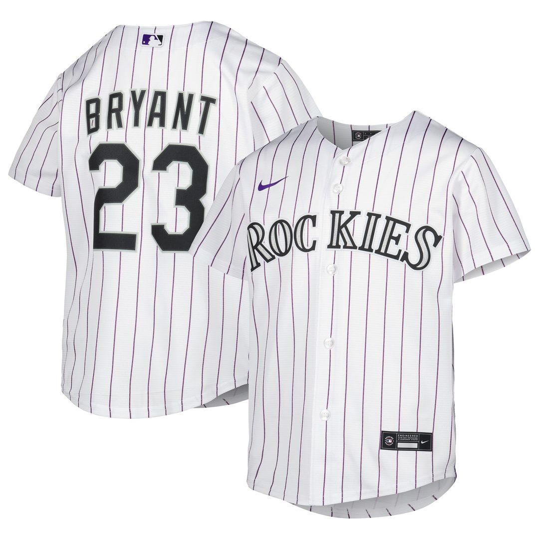 Kris Bryant Colorado Rockies Nike Youth Alternate Player Replica Jersey - White