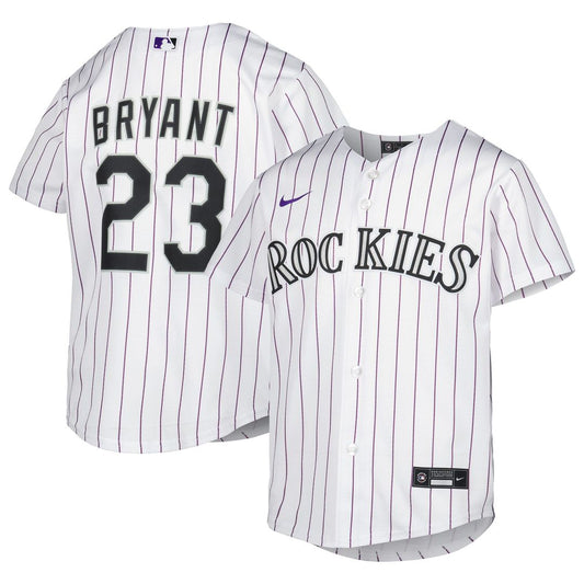 Kris Bryant Colorado Rockies Nike Youth Alternate Player Replica Jersey - White