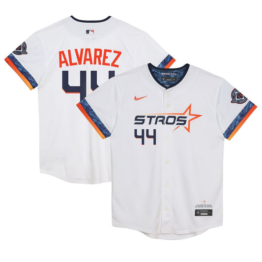 Yordan Alvarez Houston Astros Nike Preschool 2025 City Connect Player Limited Jersey - White