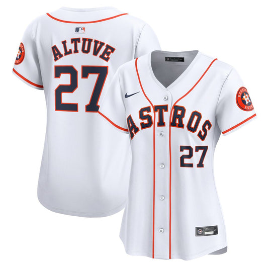 Jose Altuve Houston Astros Nike Women's Home Player Limited Jersey - White